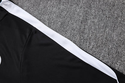 2026-27 Paris Black Half Zip Training Suit Adults Or Children