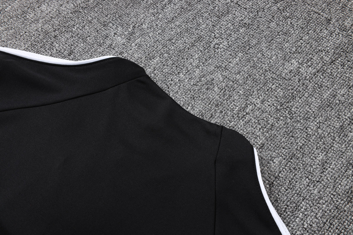 2026-27 Paris Black Half Zip Training Suit Adults Or Children