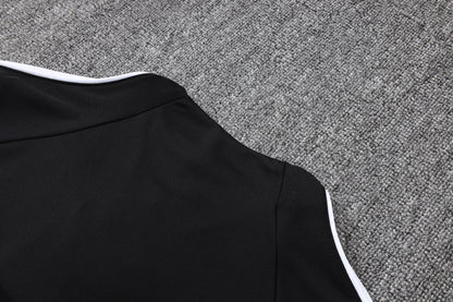 2026-27 Paris Black Half Zip Training Suit Adults Or Children
