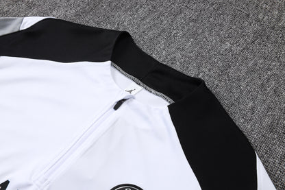 2026-27 Paris Jordan White Half Zip Training Suit Adults Or Children