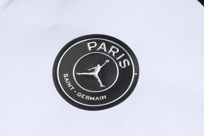 2026-27 Paris Jordan White Half Zip Training Suit Adults Or Children