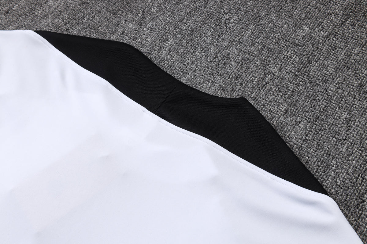 2026-27 Paris Jordan White Half Zip Training Suit Adults Or Children