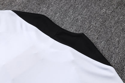 2026-27 Paris Jordan White Half Zip Training Suit Adults Or Children