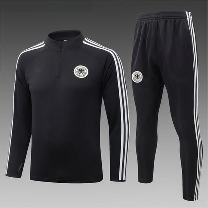 2026 Germany Dark Grey Half Zip Training Suit Adults Or Children