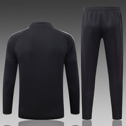 2026 Germany Dark Grey Half Zip Training Suit Adults Or Children