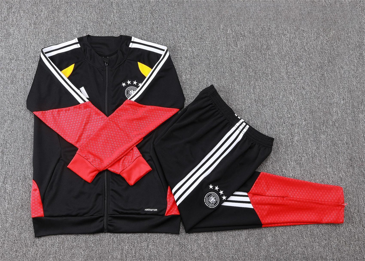 2026 Germany Black Full Zip Training Suit Adults Or Children
