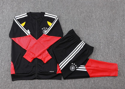 2026 Germany Black Full Zip Training Suit Adults Or Children