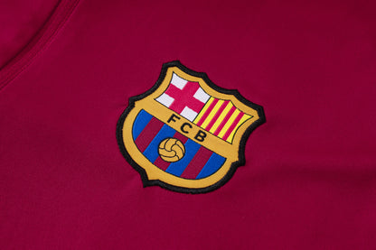 2026-27 Barcelona Jujube Half Zip Training Suit Adults Or Children