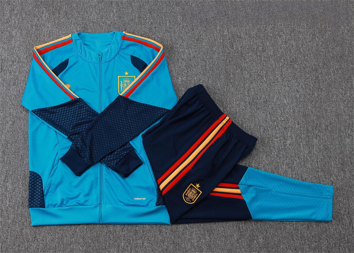 2026 Spain Lake Blue Full Zip Training Suit Adults Or Children