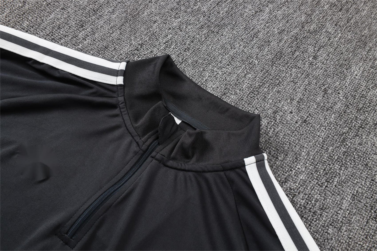2026 Germany Dark Grey Half Zip Training Suit Adults Or Children