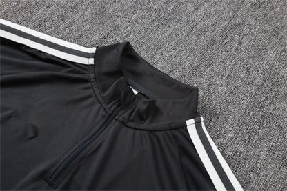 2026 Germany Dark Grey Half Zip Training Suit Adults Or Children