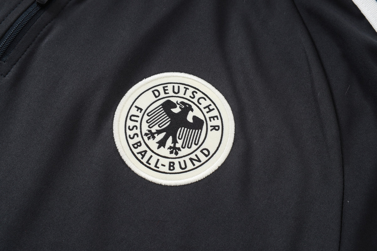 2026 Germany Dark Grey Half Zip Training Suit Adults Or Children
