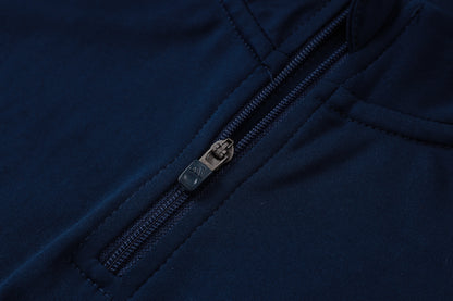 2026-27 Bayern Munich Blue Half Zip Training Suit Adults Or Children