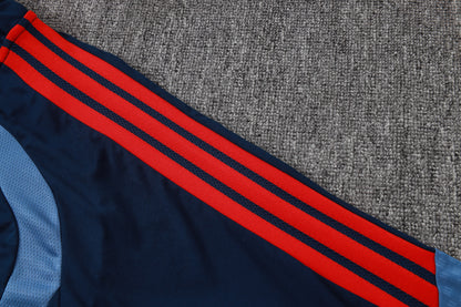 2026-27 Bayern Munich Blue Half Zip Training Suit Adults Or Children