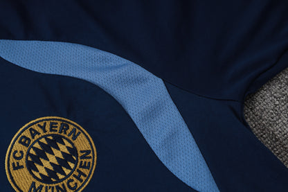 2026-27 Bayern Munich Blue Half Zip Training Suit Adults Or Children