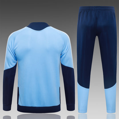 2026-27 Ajax Light Blue Full Zip Training Suit Adults Or Children