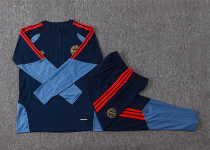 2026-27 Bayern Munich Blue Half Zip Training Suit Adults Or Children