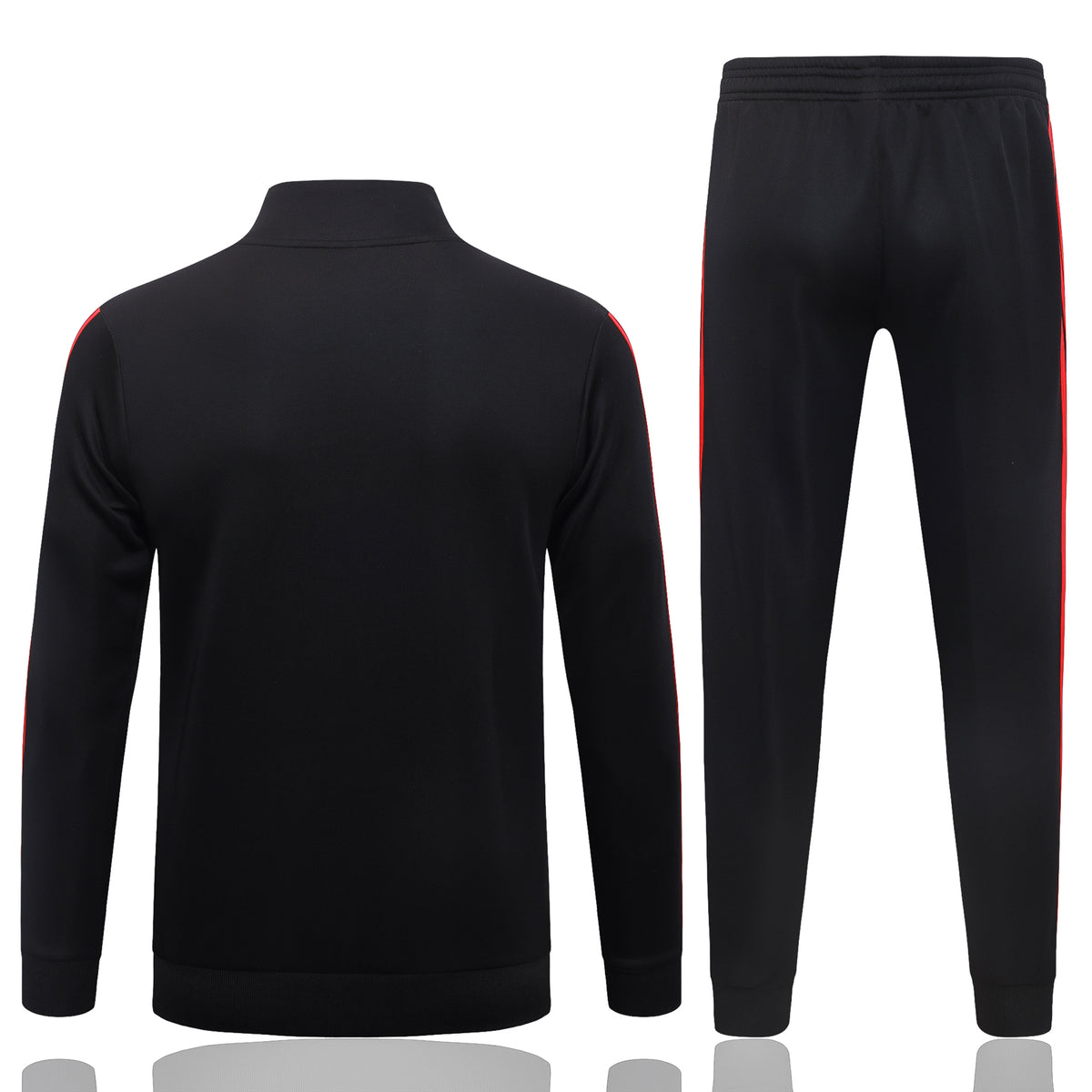 2026-27 Manchester United Black Red Sides Full Zip Training Suit Adults Or Children