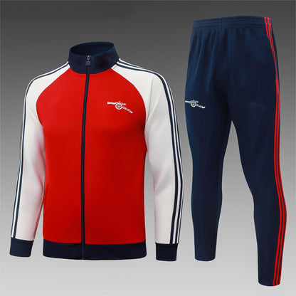 2026-27 Arsenal Red White Full Zip Training Suit Adults Or Children