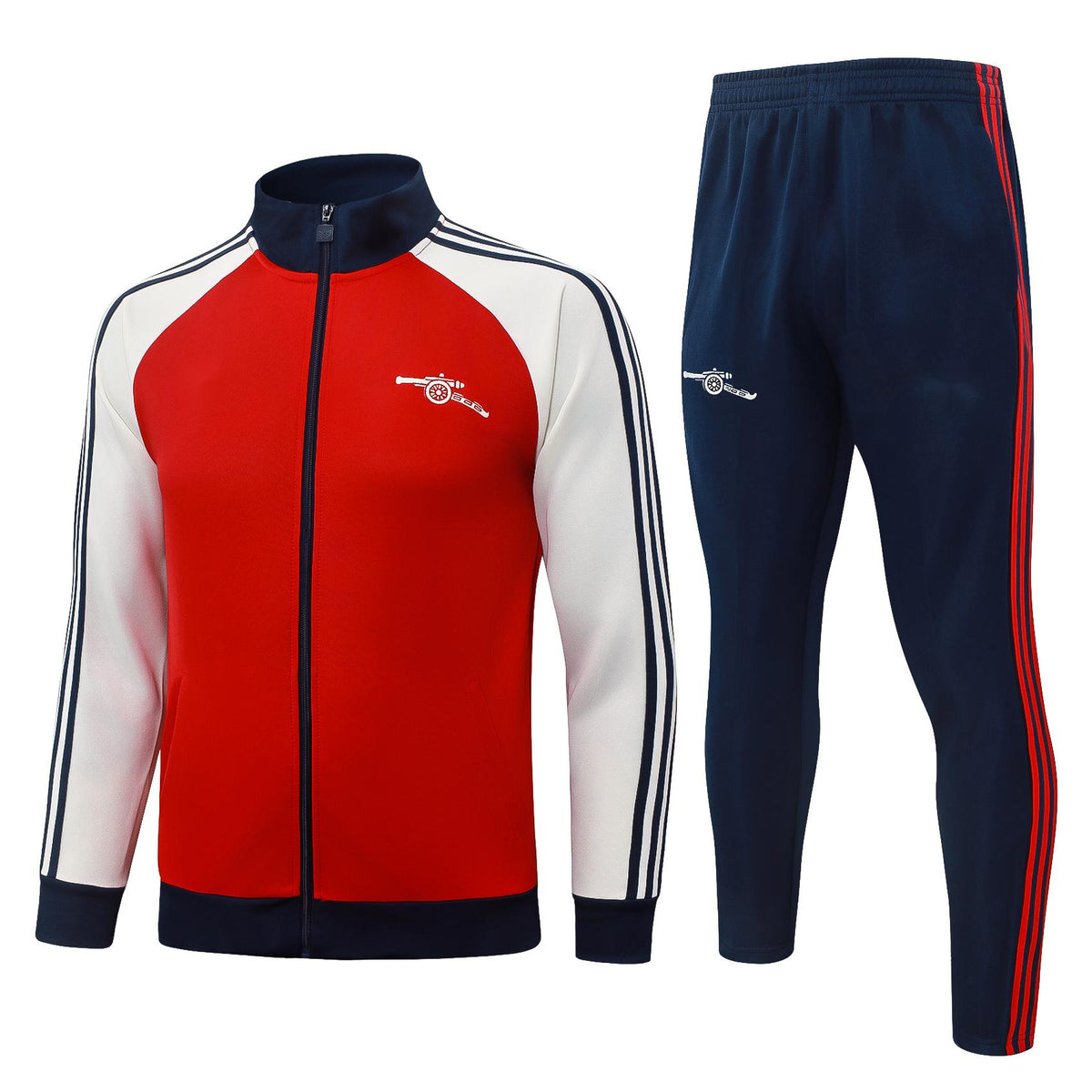 2026-27 Arsenal Red White Full Zip Training Suit Adults Or Children