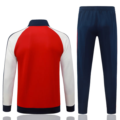 2026-27 Arsenal Red White Full Zip Training Suit Adults Or Children
