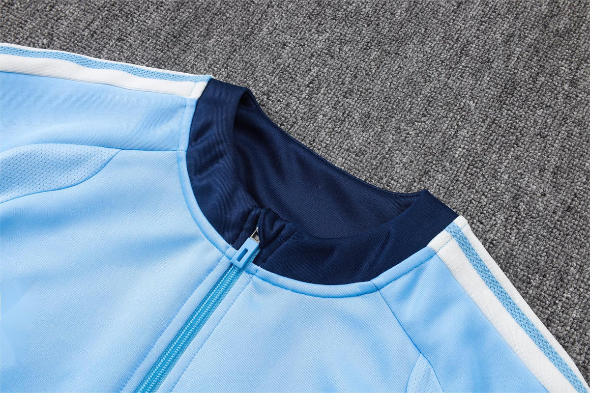 2026-27 Ajax Light Blue Full Zip Training Suit Adults Or Children
