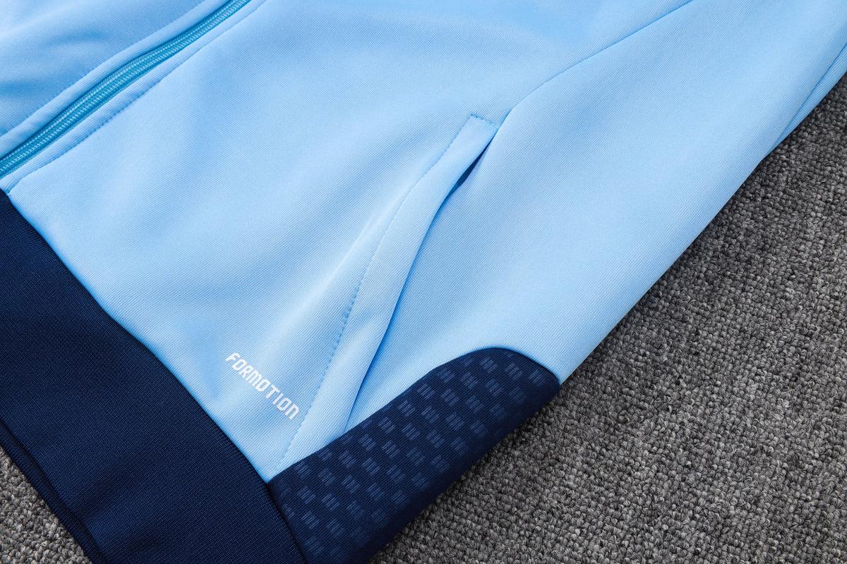 2026-27 Ajax Light Blue Full Zip Training Suit Adults Or Children