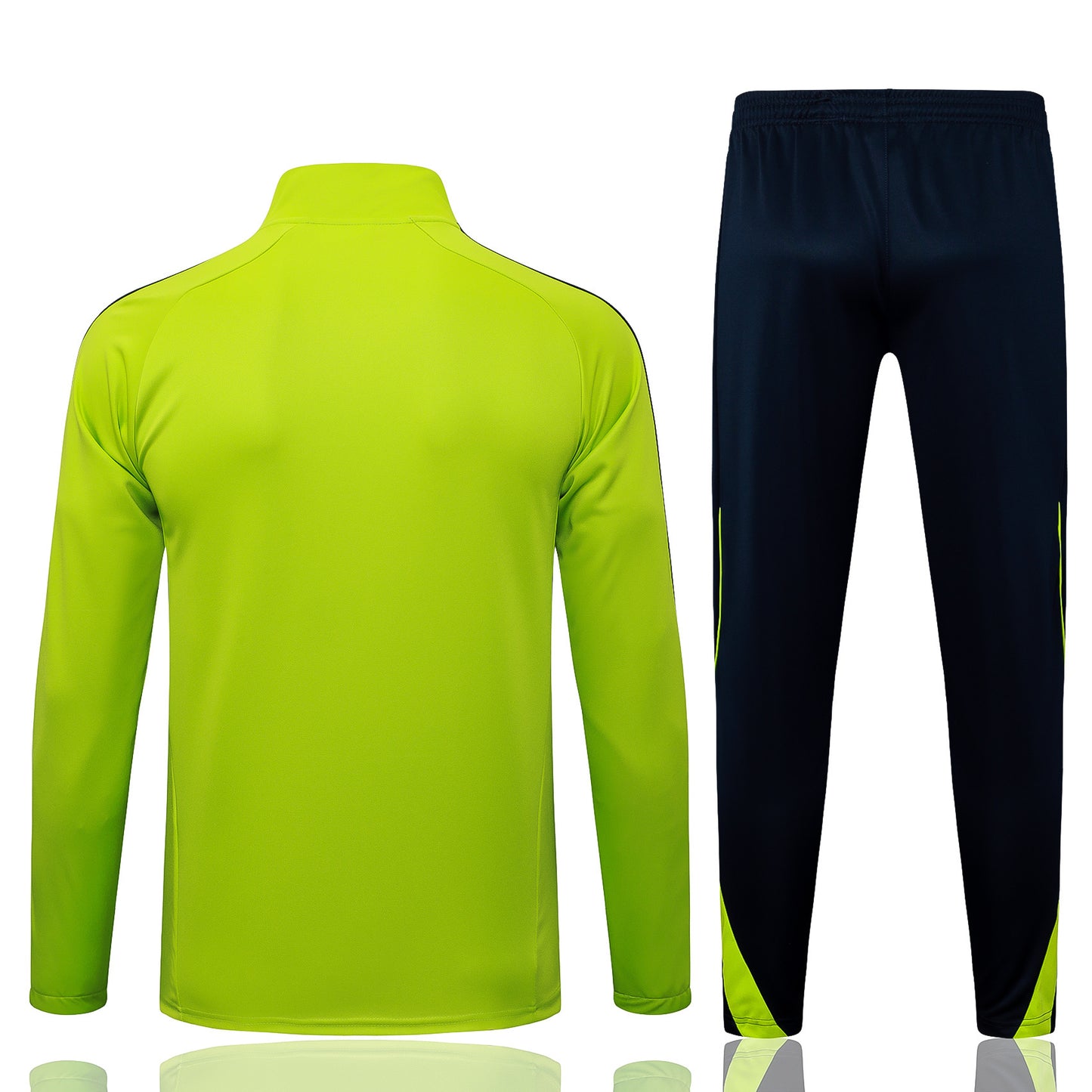 2025-26 Real Madrid Chándal de entrenamiento verde hierba con cremallera larga Tallas S-2XL