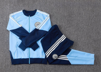 2026-27 Ajax Light Blue Full Zip Training Suit Adults Or Children
