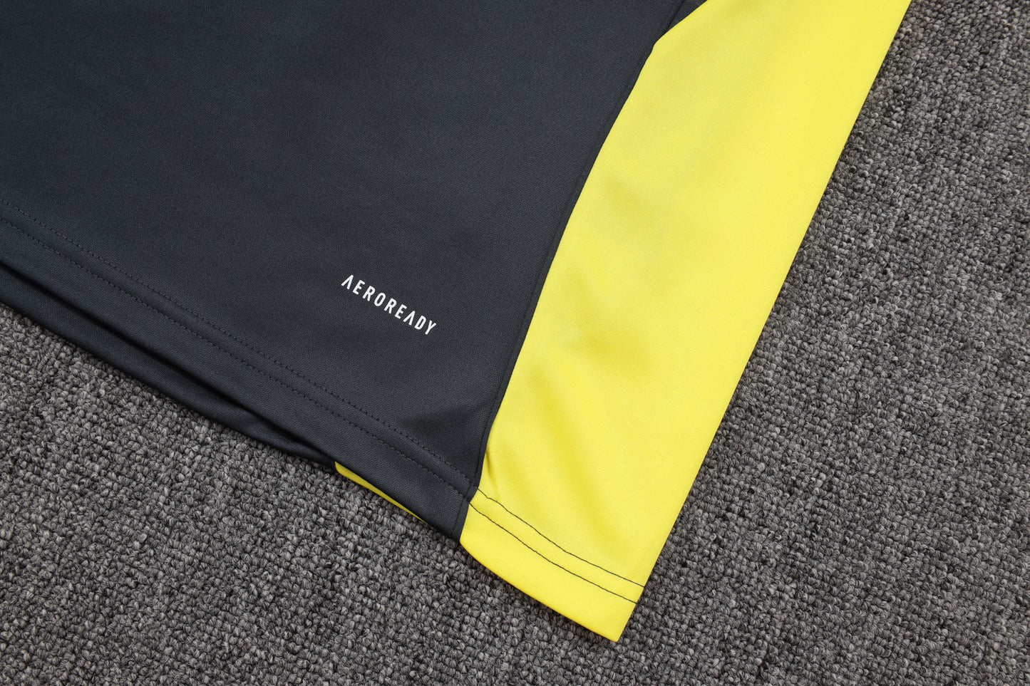 2025-26 Real Madrid Dark gray (yellow sleeves) Training Suit S-2XL