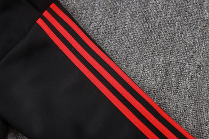 2026-27 Manchester United Black Red Sides Full Zip Training Suit Adults Or Children