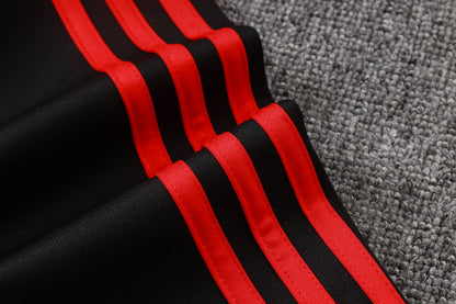 2026-27 Manchester United Black Red Sides Full Zip Training Suit Adults Or Children