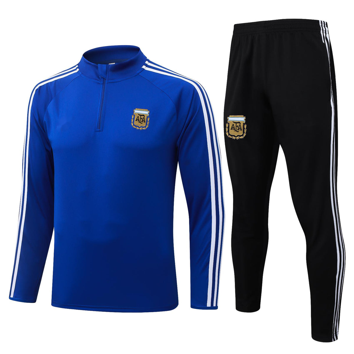 2026 Argentina Blue Half Zip Training Suit Adults Or Children