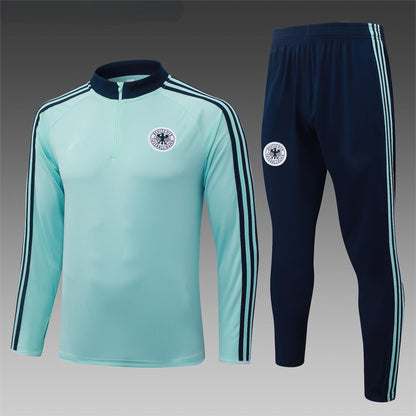2026 Germany Light Green Half Zip Training Suit Adults Or Children