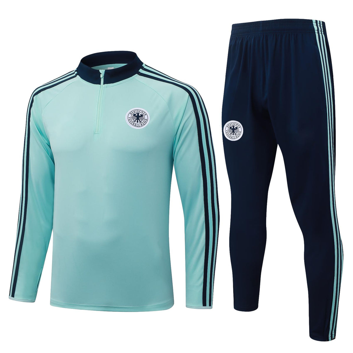 2026 Germany Light Green Half Zip Training Suit Adults Or Children