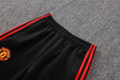 2026-27 Manchester United Black Red Sides Full Zip Training Suit Adults Or Children