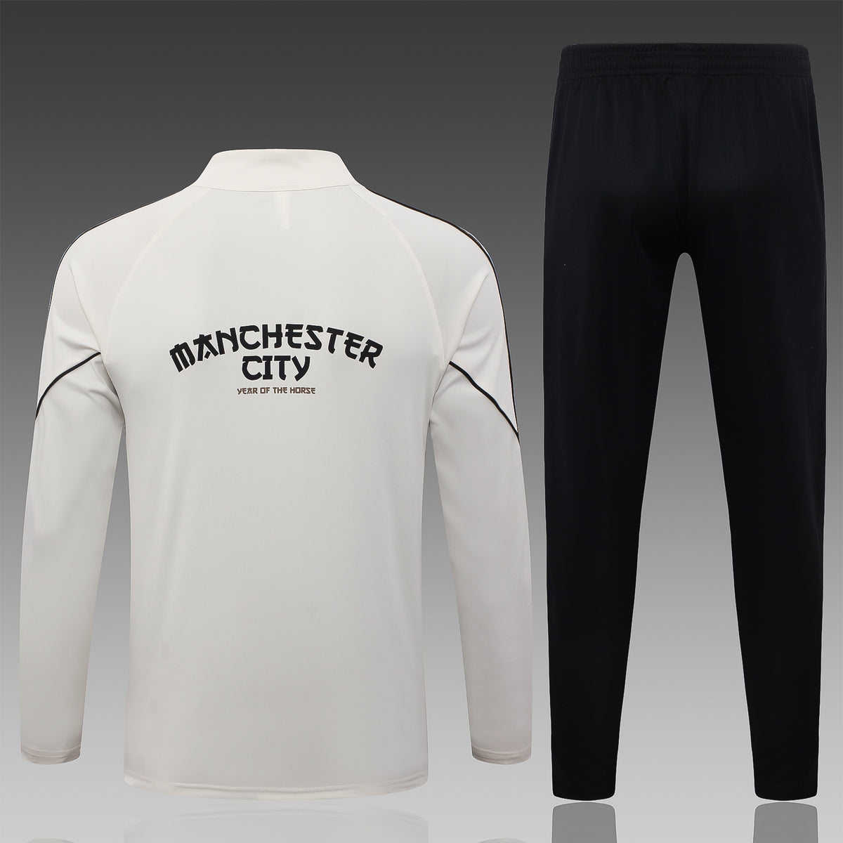 2026-27 Manchester City Beige Half Zip Training Suit Adults Or Children