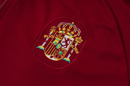 2026 Spain Jujube Half Zip Training Suit Adults Or Children