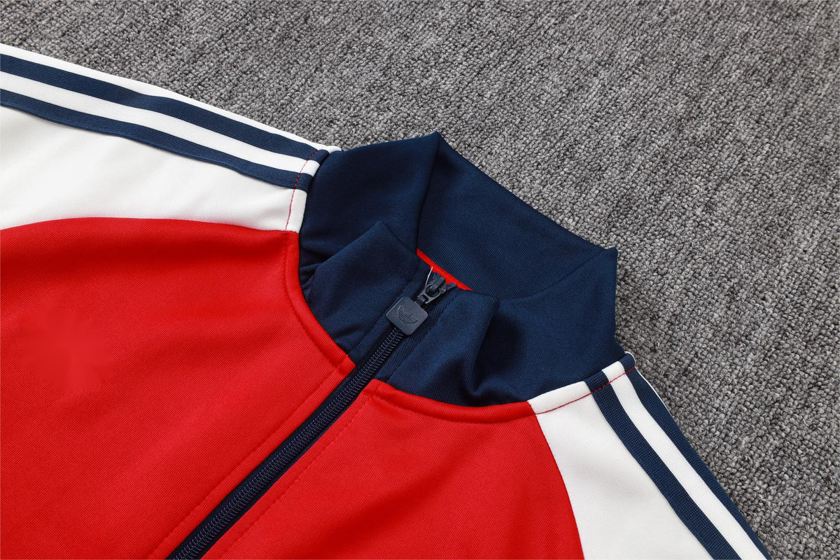 2026-27 Arsenal Red White Full Zip Training Suit Adults Or Children