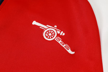2026-27 Arsenal Red White Full Zip Training Suit Adults Or Children