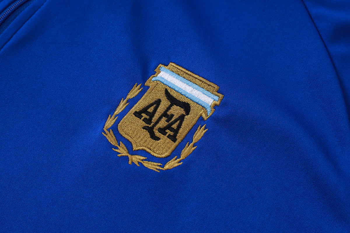 2026 Argentina Blue Half Zip Training Suit Adults Or Children