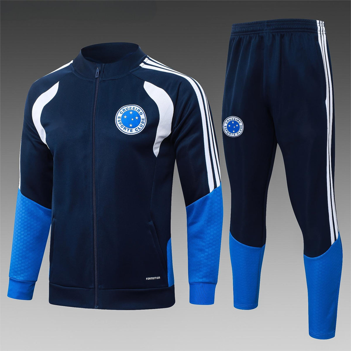 2026-27 Cruzeiro Sapphire Blue Full Zip Training Suit Adults Or Children