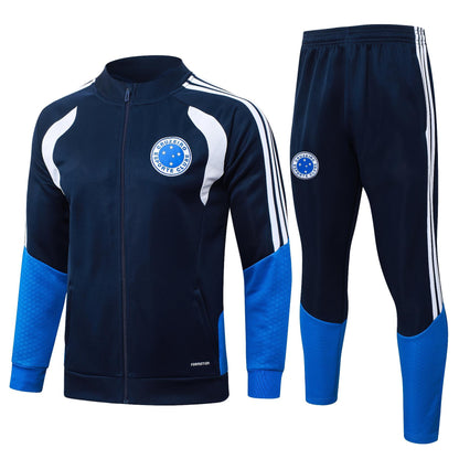 2026-27 Cruzeiro Sapphire Blue Full Zip Training Suit Adults Or Children