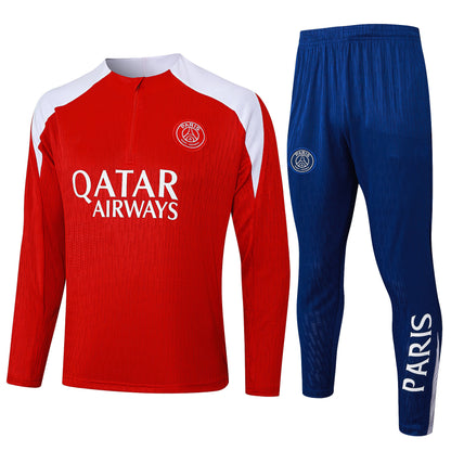 Conjunto de entrenamiento rojo del Barcelona 2024-25 (tallas S-2XL)