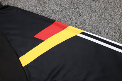 2024-25 German Black (sleeves red, yellow) training suit S-2XL