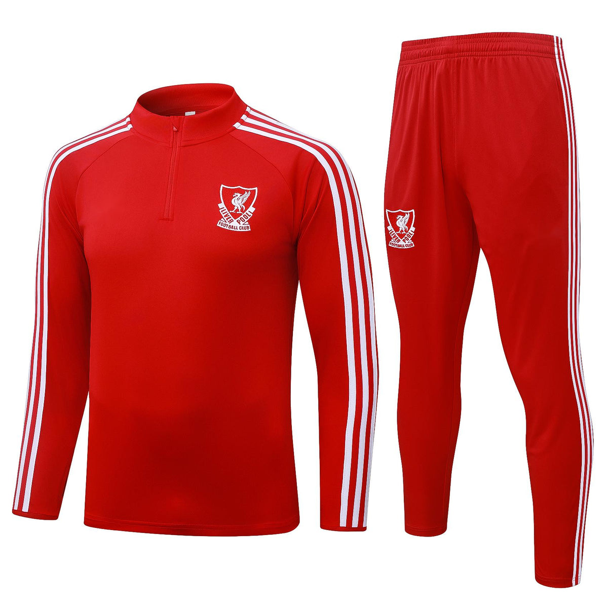 2026-27 Liverpool Red Half Zip Training Suit Adults Or Children
