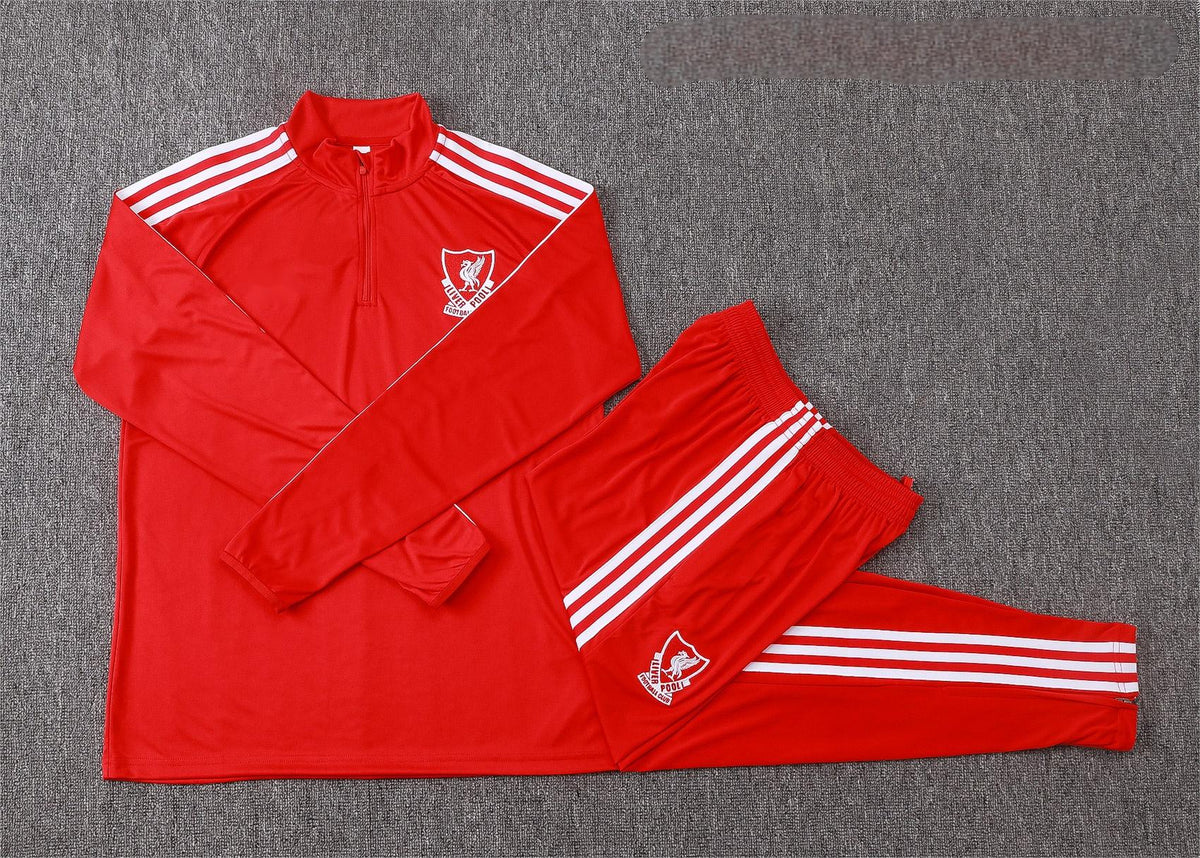 2026-27 Liverpool Red Half Zip Training Suit Adults Or Children
