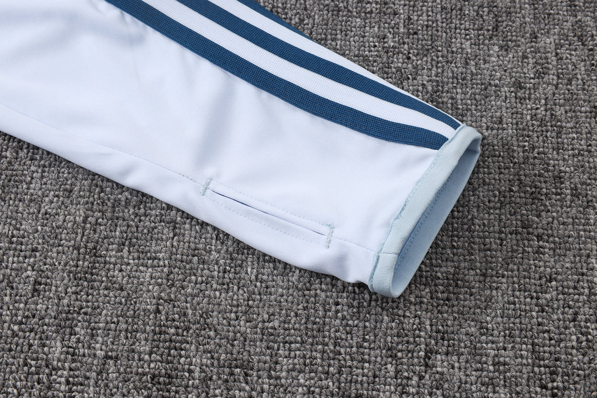 2026 Italy Blue Half Zip Training Suit Adults Or Children
