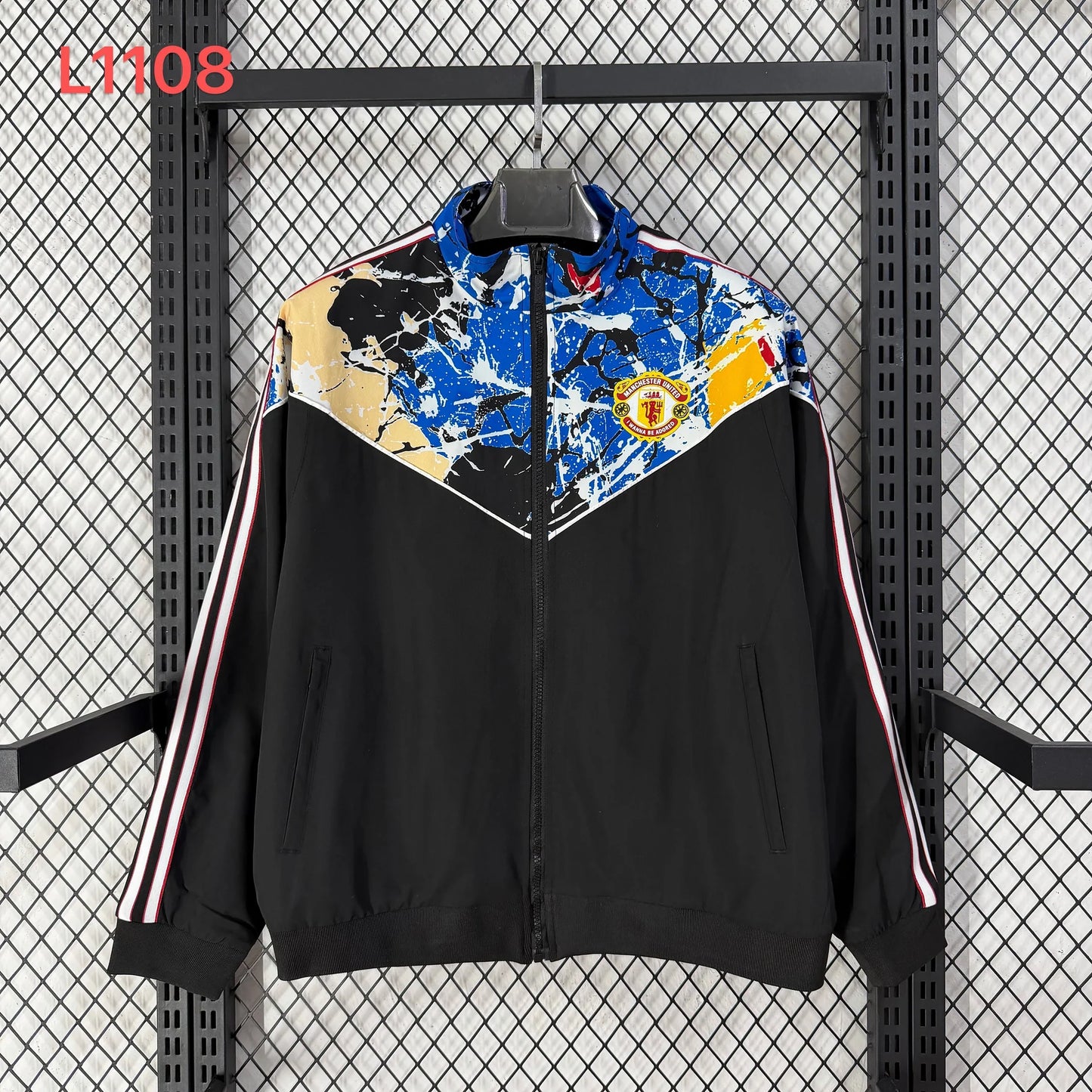 Cortavientos Manchester United Stone Rose Band Collaboration 2026-27 S-2XL