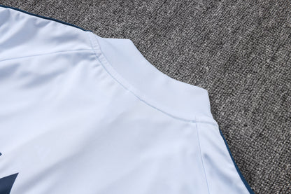 2026 Italy Blue Half Zip Training Suit Adults Or Children